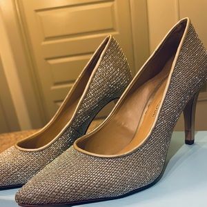 Antonio Melani Melyn Platinum Heels.